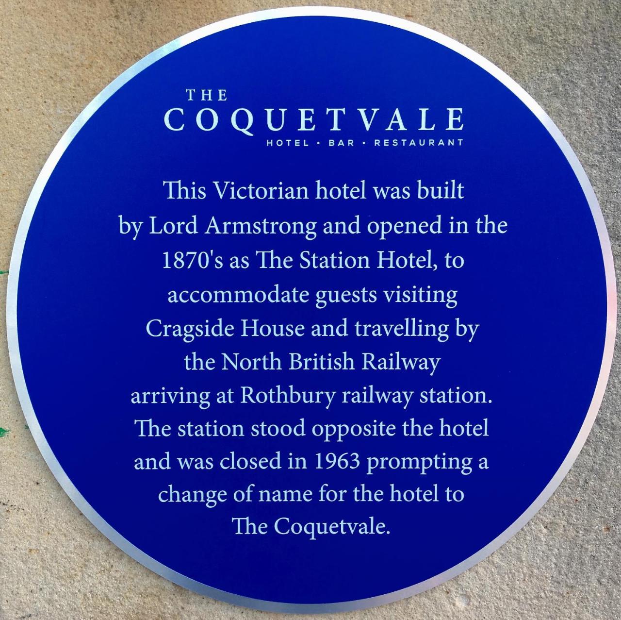 Coquetvale Hotel Rothbury Exteriör bild